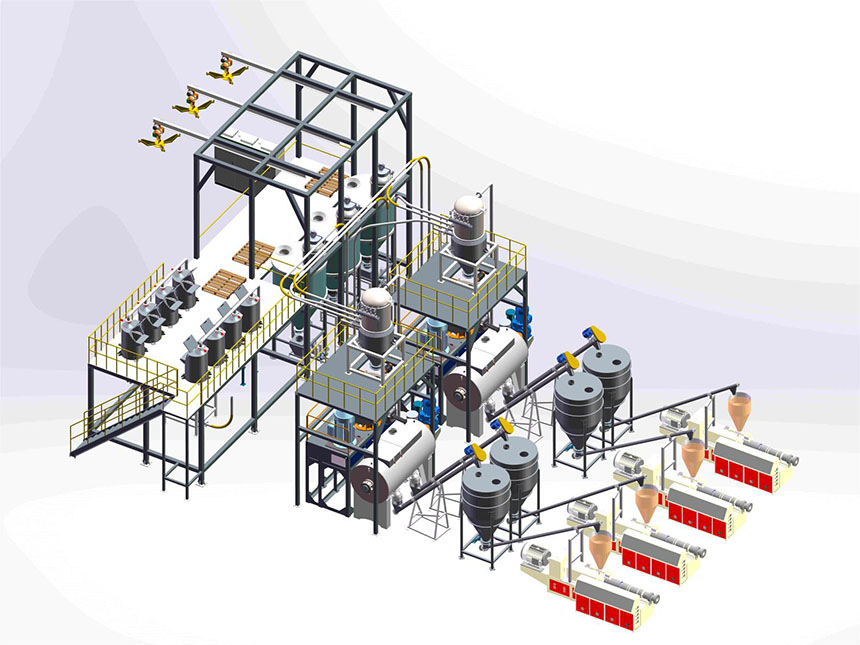 Solution-Automatic Dosing Mixing Conveying System